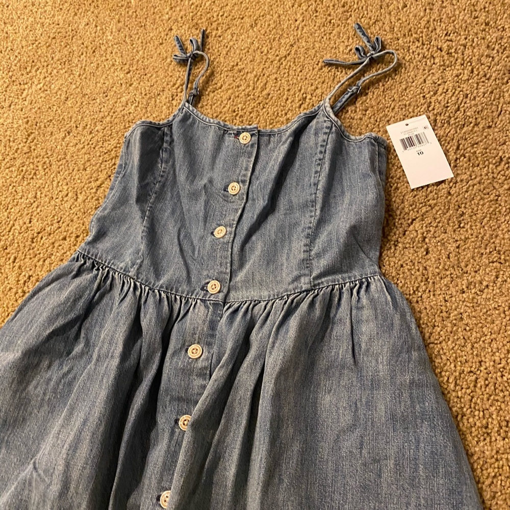 Girls jean dress